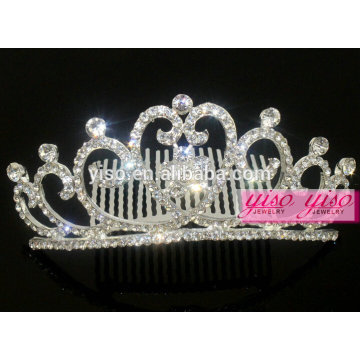 kids tiaras wholesale crystal bead pearl tiara